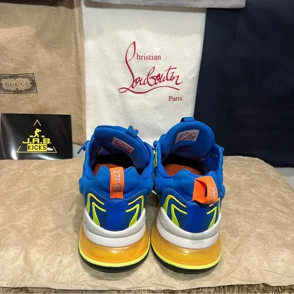 Nike Air max Blue and Orange Energetic Sneakers - Picture 4 of 6